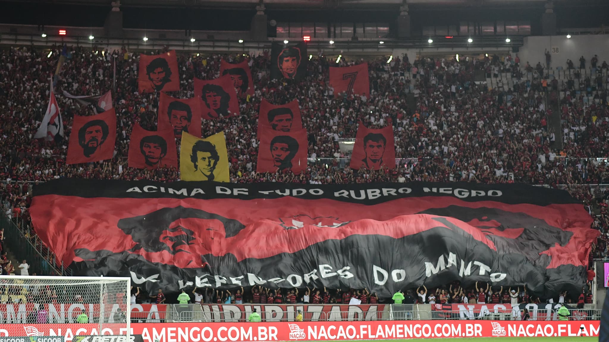 Un tifo des supporters de Flamengo, le 1er juin 2025 Un tifo des supporters de Flamengo, le 1er juin 2025