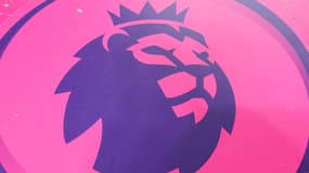 Le logo de la Premier League lors de la saison 2021-2022