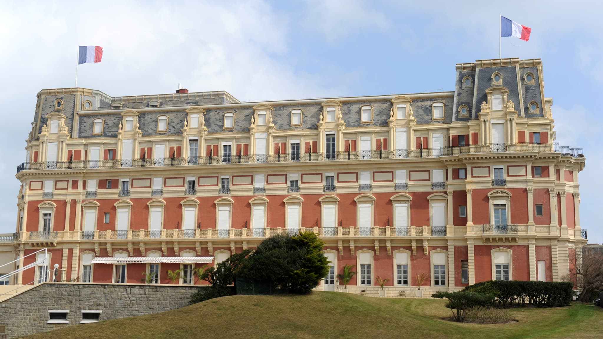 L'Hôtel du Palais, à Biarritz, le 22 mars 2016 (photo d'illustration).
