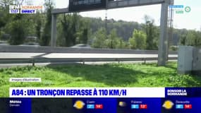 A84: un tronçon repasse à 110km/h