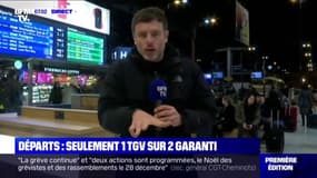 Énormément de monde à la Gare de Lyon dès 7h ce vendredi