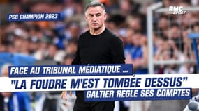PSG champion 2023 : "La foudre m'est tombée dessus" Galtier fustige le "tribunal médiatique parisien"