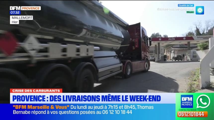 Crise du carburant : des livraisons prévues dans les stations, même le week-end