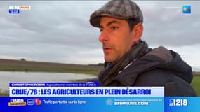 Yvelines: le désarroi des agriculteurs après les crues de la semaine passée