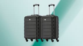 À moins de 100€, ce lot de 2 valises cabine est une top offre chez Amazon
