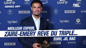 Trophées UNFP : Meilleur espoir, Warren Zaïre-Emery rêve du triplé... Euro, JO, Bac