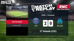 PSG-OM (3-0) : Le Match Replay avec le son RMC Sport