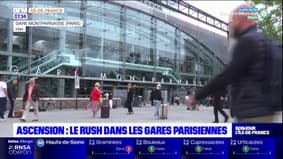 Pont de l'Ascension: le rush dans les gares parisiennes