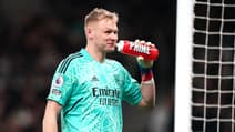 Le gardien d'Arsenal Aaron Ramsdale lors du derby contre Tottenham, janvier 2023