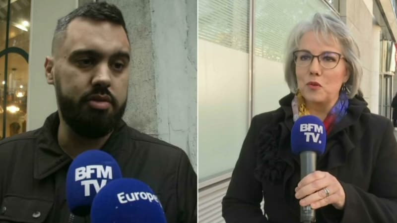 Eric Drouet de "La France en colère" et Jacline Mouraud des "gilets jaunes libres