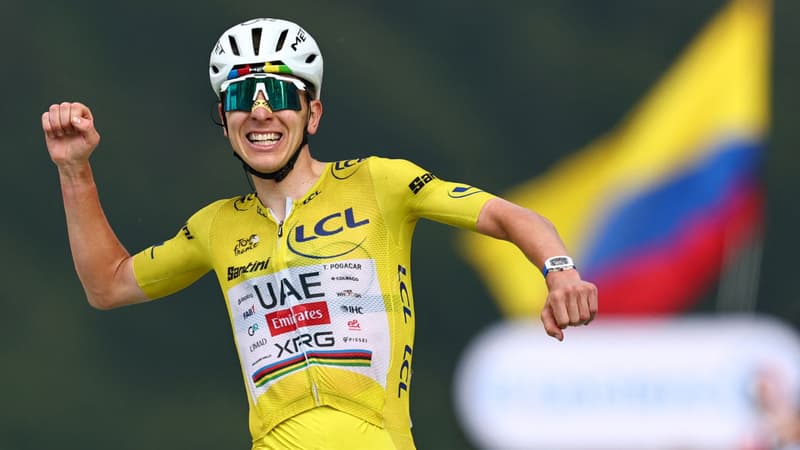 Tadej Pogacar vainqueur de la 14e etape du Tour de France le 18 juillet 2026 2322045