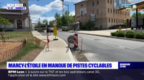 Marcy-L'Etoile en manque de pistes cyclables