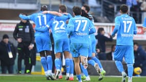 Naples lors de sa victoire au Torino, le 1er décembre 2024 en Serie A
