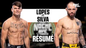 Résumé - UFC Noche 3 : un gros combat qui n'aura duré que deux rounds entre Lopes et Silva