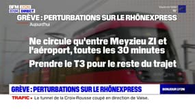 Lyon: perturbations sur le Rhônexpress en raison de la grève