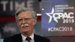 John Bolton ici photographié le 22 février 2018 à la convention conservatrice CPAC