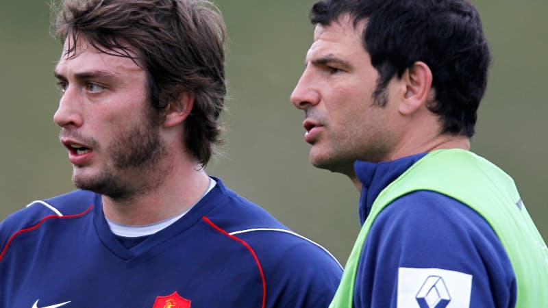 Maxime Médard et Marc Lièvremont