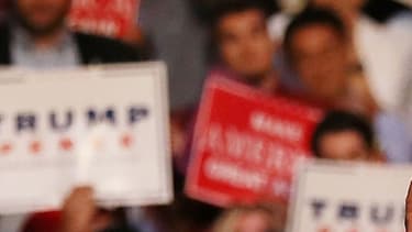 Donald Trump lors d'un meeting à Fort Lauderdale, en Floride, le 10 août.