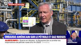 Bruno Le Maire: "La leçon à tirer de la crise en Ukraine, c'est qu'il faut devenir indépendant du gaz russe"