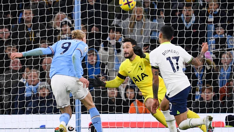 Haaland buteur contre Manchester City.