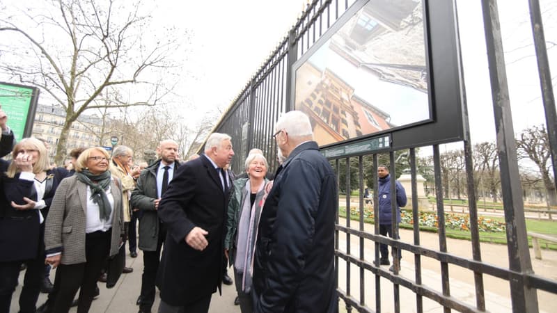 L’exposition photographique "France, patrimoine et territoires d’exception" inaugurée par le président du Sénat, Gérard Larcher à Paris en mars 2022
