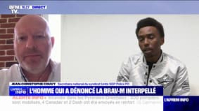 Arrest of Souleyman: "My colleagues arrested them in the act", assures the police unionist Jean-Christophe Couvy (SGP Police FO Unit)