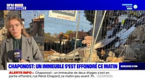 Rhône: un immeuble s'est effondré en partie ce matin à Chaponost