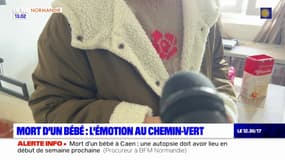 L'émotion dans le quartier du Chemin-vert à Caen après la mort d'un bébé