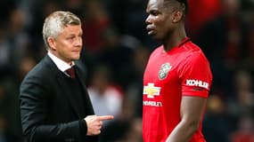 Paul Pogba avec Ole Gunnar Solskjær
