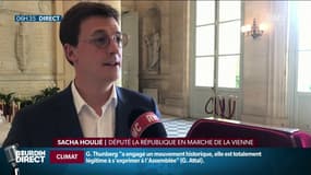Greta Thunberg à l'Assemblée nationale: le député Sacha Houilé (LREM) met en avant sa “conscience de l’urgence” 