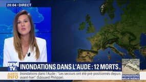 Inondations dans l'Aude: Le bilan provisoire a été revu à la hausse (1/2)