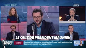 Quel est l'adjectif utilisé par François Lecointre sur la conception des Français de la guerre ?... Relevez le quiz du Président Magnien ! - 12/11
