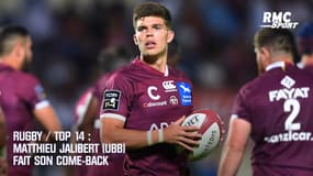 Rugby / Top 14 : Matthieu Jalibert (UBB) fait son come-back