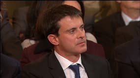 Manuel Valls, lors de la conférence de presse de François Hollande, le 13 novembre.