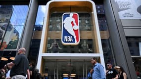 Le logo de la NBA à New York (image d'illustration) - le 08/07/2024