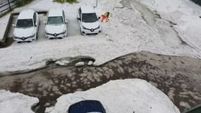 Saint-Étienne: une habitante filme une impressionnante couche de grêle après les orages