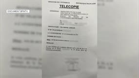 La note de fin de rétention en 2014  "sur instructions ministérielles" de la famille du suspect de l'attaque au couteau survenue le 13 octobre 2023 dans un lycée à Arras.