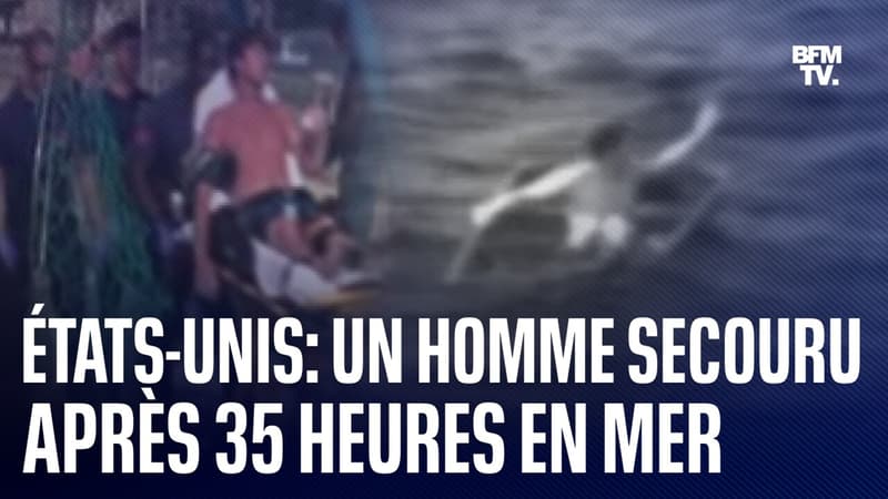 États-Unis: un homme secouru après 35 heures en mer alors que son bateau était presque submergé