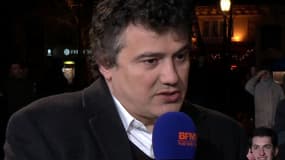 Patrick Pelloux place de la République à Paris le 10 janvier 2015.