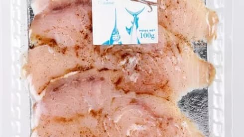 Le lot d'émincés d'espadon concerné par le rappel de produits.