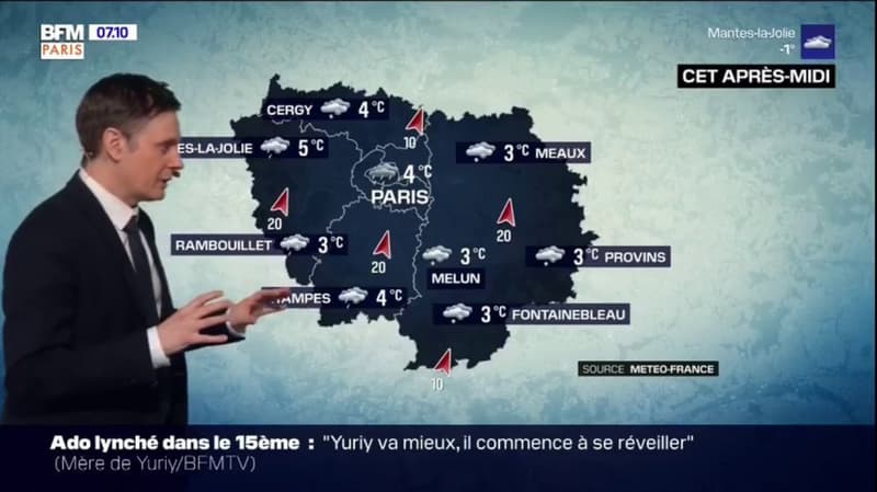 Meteo Paris Ile De France Du 24 Janvier Une Journee Plus Froide Qu Hier Avec De La Neige Possible En Region Parisienne