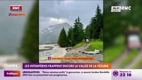 Les intempéries frappent encore la vallée de la Vésubie