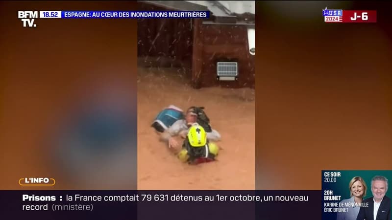 Espagne: au coeur des inondations meurtrières