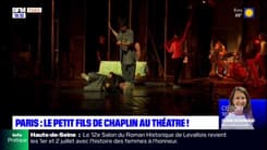 Paris: le petit-fils de Charlie Chaplin sur la scène du théâtre du Châtelet