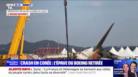 Crash en Corée du Sud: l'épave du boeing retirée 