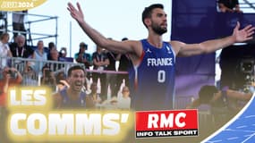 JO 2024 / Basket 3x3 : Les comms' RMC de la qualif en finale des Bleus face à la Lettonie, championne olympique en titre