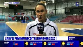 L'ASVEL Féminin a reçu ce lundi le lion d'or 2020