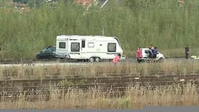 Evacuation du campement de gens du voyage près de la gare de Castres