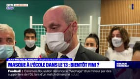 Marseille: Jean-Michel Blanquer en visite pour la rentrée scolaire