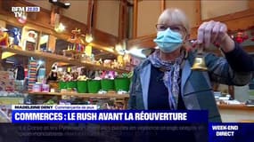 Commerces: le rush avant la réouverture